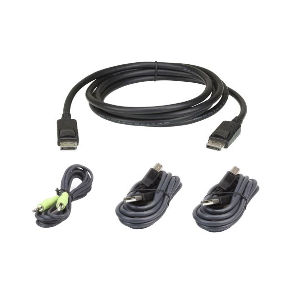 2L-7D03UDPX4 - Bộ cáp DisplayPort 1.2 /USB/SP Dài 3 mét
